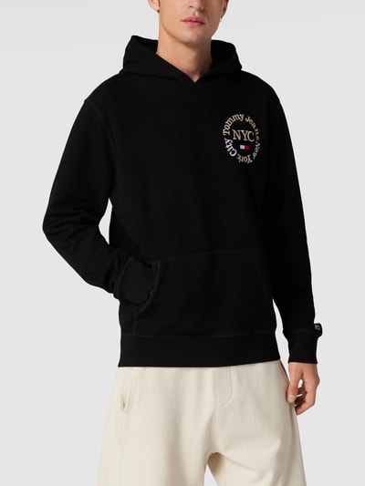 Tommy Jeans Hoodie mit Label-Stitching Black 4