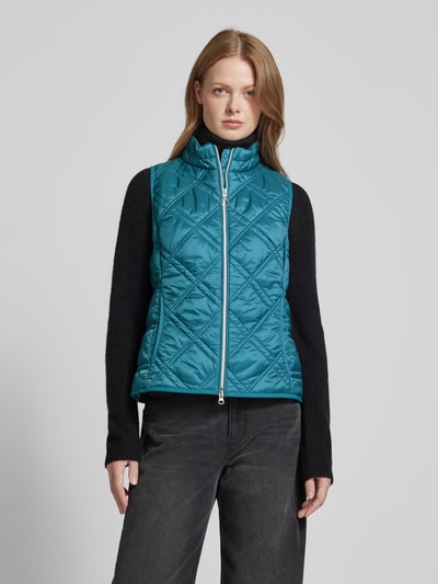 Betty Barclay Bodywarmer met opstaande kraag Petrol - 4