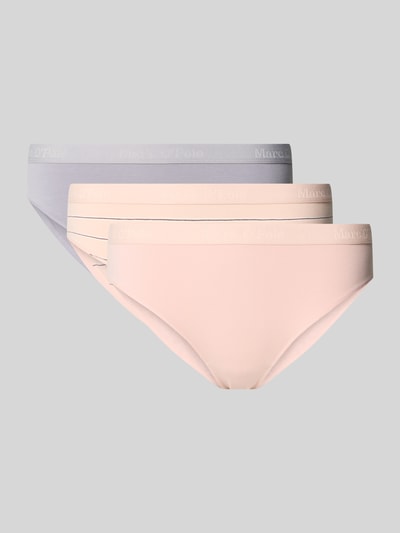 Marc O'Polo Slip van katoenmix in een set van 3 stuks Rosé - 1