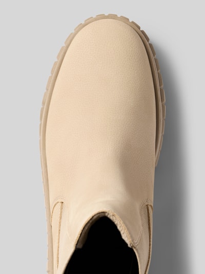 Tamaris Chelsea Boots aus echtem Leder Beige 3