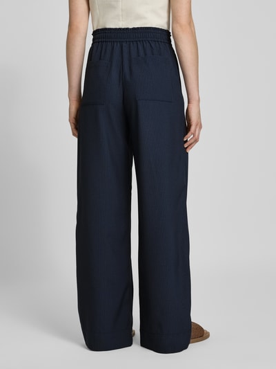 Christian Berg Woman Stoffhose mit elastischem Bund Dunkelblau 5