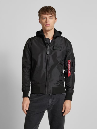 Alpha Industries Jacke mit Label-Patch Black 4