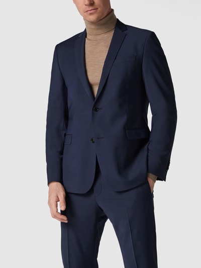 Strellson Extra slim fit 2-knoopscolbert met stretch Blauw - 4