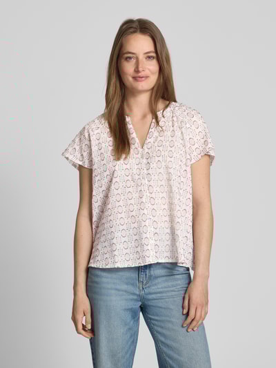 Christian Berg Woman Hemdbluse mit Knopfleiste Offwhite 4