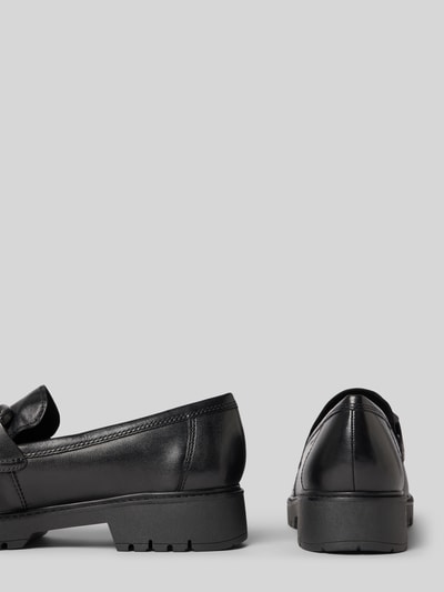 Tamaris Loafers van echt leer  Zwart - 2