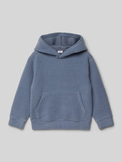 Name It Hoodie mit Kapuze und Känguru-Tasche Rauchblau 1