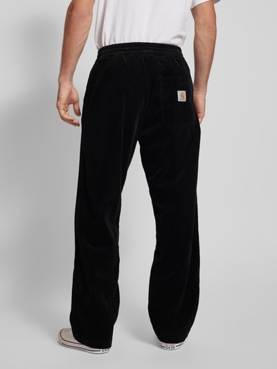 Carhartt Work In Progress Cordhose mit elastischem Bund Modell 'FLOYDE' Black 5