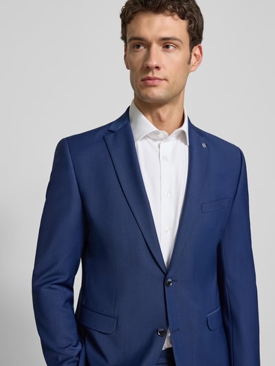 CG – CLUB of GENTS Regular Fit 2-Knopf-Sakko mit Woll-Anteil Modell 'CADEN' Royal 3