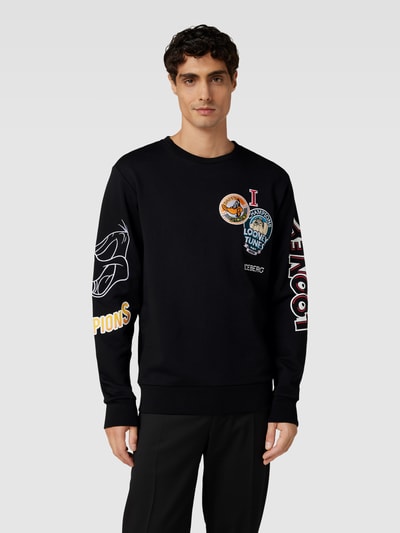 Iceberg Sweatshirt met Looney Tunes®-details Zwart - 4