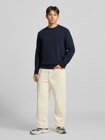 Superdry Sweatshirt aus Baumwoll-Mix Marine 1