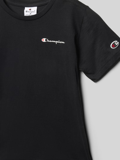 CHAMPION T-shirt met labelprint Zwart - 2