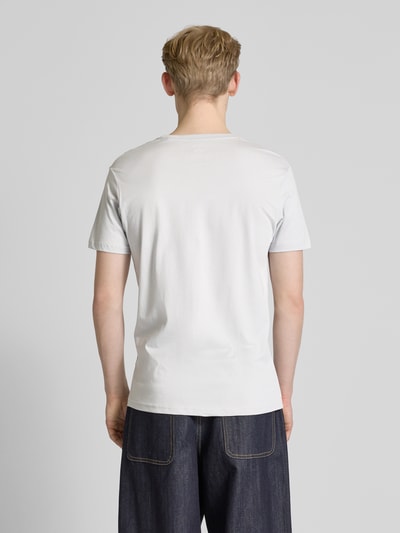 Alpha Industries T-Shirt mit Label-Print Hellgrau 5