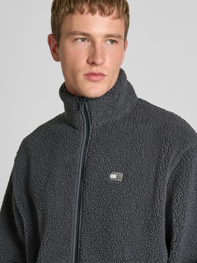 Tommy Jeans Kurtka o kroju relaxed fit z futerkiem Antracytowy 3