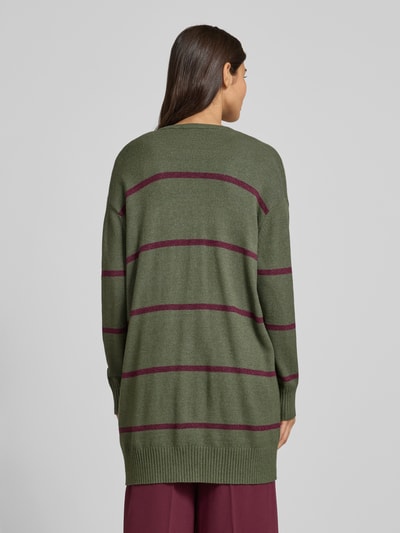 Christian Berg Woman Kurtka z dzianiny z mieszanki wiskozy Oliwkowy melanż 5