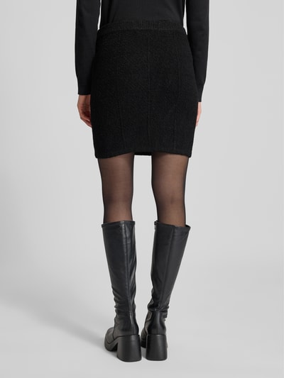 Vero Moda Schmaler Mini-Rock aus elastischem Material Modell 'DIANA' Black 5