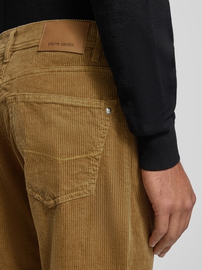 Pierre Cardin Regular Fit Cordhose mit Eingrifftaschen Modell 'Laval' Beige 3