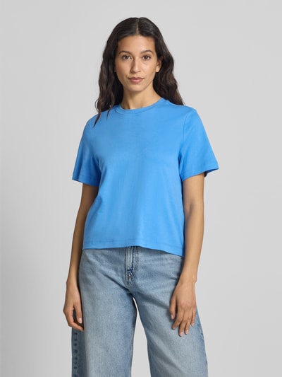 s.Oliver RED LABEL Regular fit T-shirt van puur katoen Blauw - 4