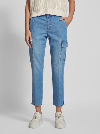 Angels Straight Leg Jeans mit Cargotaschen Modell 'Cici' Hellblau 4