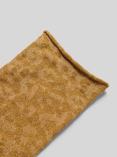 Falke Socken mit Label-Detail Modell 'SO Special' Gold 2