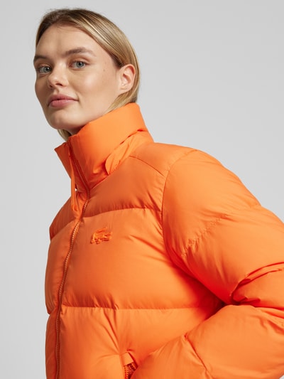 Lacoste Sport Gewatteerd jack met labeldetail Oranje - 3