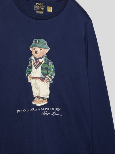 Polo Ralph Lauren Teens Longsleeve mit Motiv- und Label-Print Marine 2