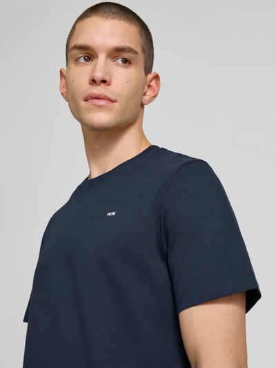 Wood Wood T-shirt van zuiver katoen Marineblauw - 3