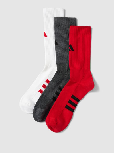 ADIDAS SPORTSWEAR Socken mit Label-Details im 3er-Pack Dunkelrot 1