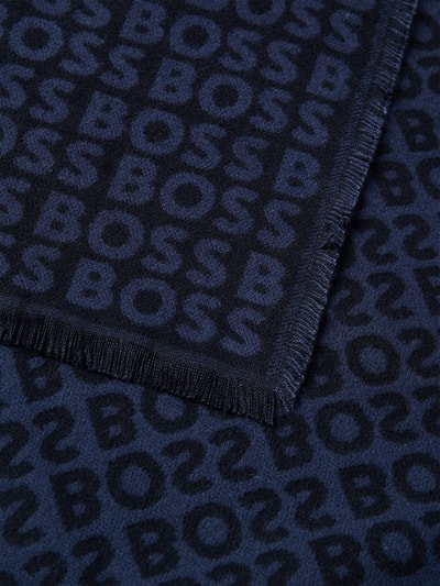 BOSS Sjaal van pure viscose, model 'TADIC' Marineblauw - 2