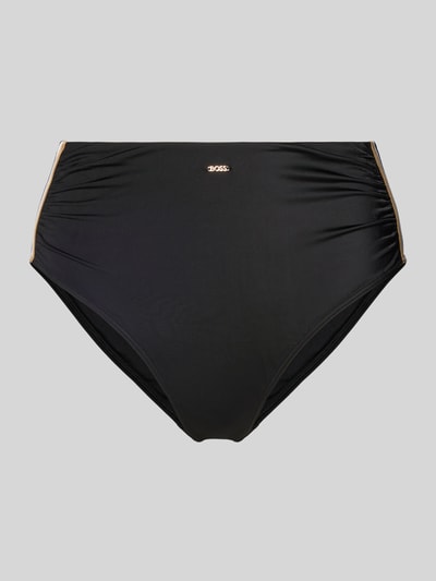 Produktfoto, Bikini Slip mit Label-Applikation Modell 'HW BRIEF_BOSS CODES' von BOSS in Schwarz mit Kontraststreifen und Stretch-Material.