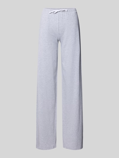 Review Sweatpants mit elastischem Bund Hellgrau Melange 2