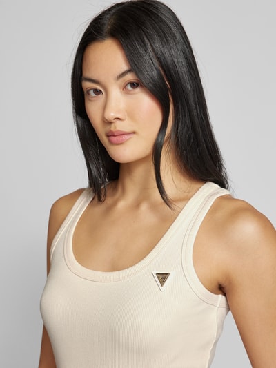 Guess Activewear Tanktop mit Label-Detail Ecru 3