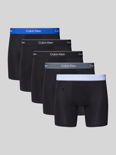 Calvin Klein Underwear Boxershort met elastische band in een set van 5 stuks Zwart - 1