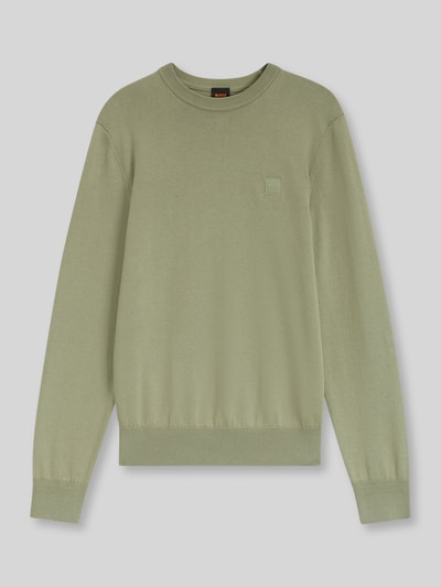 BOSS Orange Regular Fit Pullover aus Baumwoll-Kaschmir-Mix Modell 'Kanovano_S' Lind 2