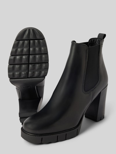 Tamaris Chelsea boots van leermix Zwart - 4