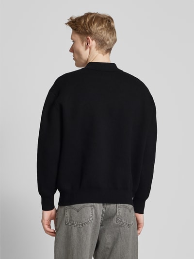 BLKVIS Strickpullover mit Polokragen Black 5