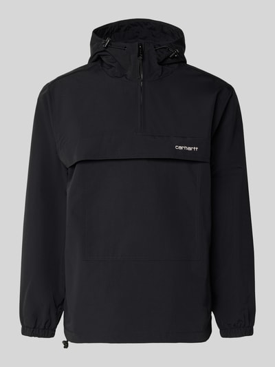 Carhartt Work In Progress Windbreaker mit Label-Stitching Black 2