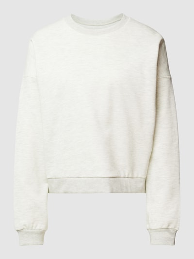 JAKE*S STUDIO WOMAN Sweatshirt met ronde hals en extra brede schouders Lichtgrijs gemêleerd - 2