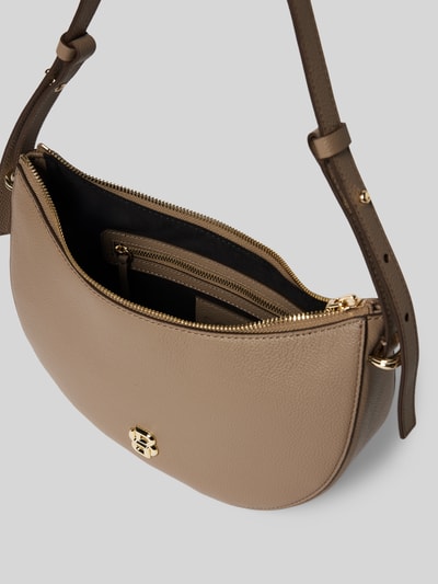 BOSS Henkeltasche aus echtem Rindsleder Taupe 5