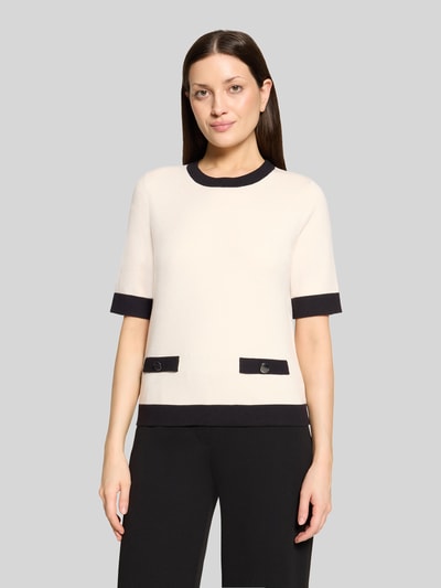 Betty Barclay Slim fit pullover van viscosemix Beige - 4
