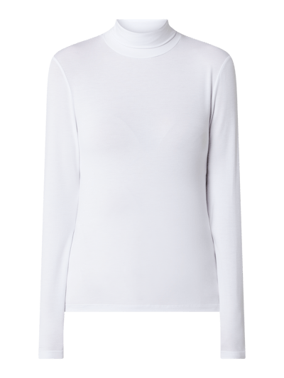 Rich & Royal Longsleeve mit Rollkragen  Weiss 2