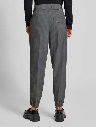 Marc O'Polo Denim Tapered cargobroek met viscose Antraciet - 5