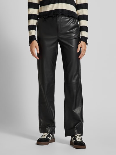 Vero Moda Stoffen broek met steekzakken, model 'OLYMPIA' Zwart - 4