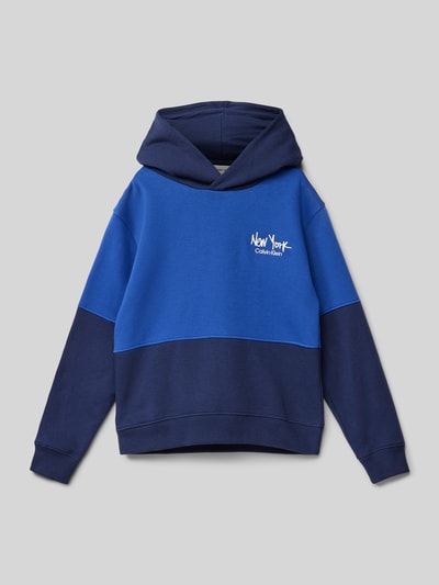 Calvin Klein Jeans Hoodie mit Kapuze Royal 1