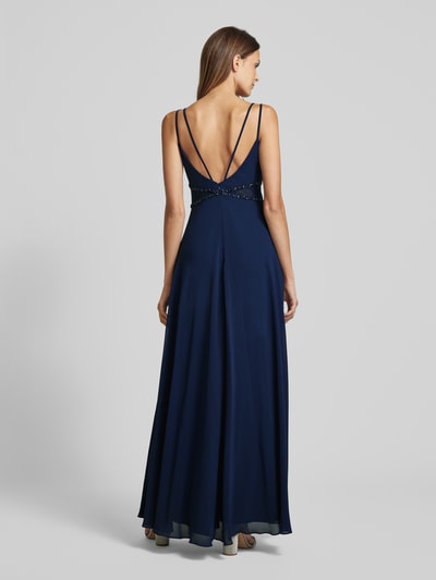 Jake*s Cocktail Abendkleid mit Ziersteinbesatz Marine 5