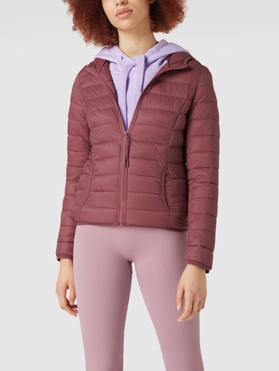 Review Steppjacke mit seitlichen Eingrifftaschen Mauve 4