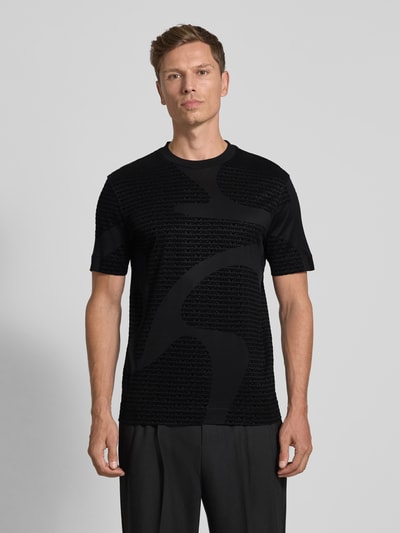 Emporio Armani T-Shirt mit Rundhalsausschnitt Black 4