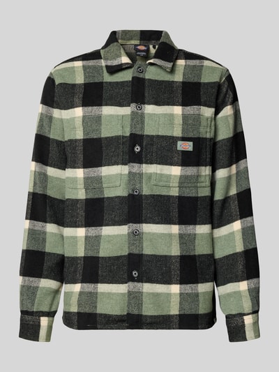 Dickies Regular Fit Freizeithemd mit Brusttaschen und Label-Detail Hellgruen 2