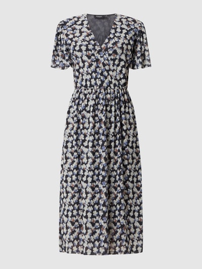 Soaked in Luxury Kleid mit Ballonärmeln Modell 'Lettice' Rauchblau 2