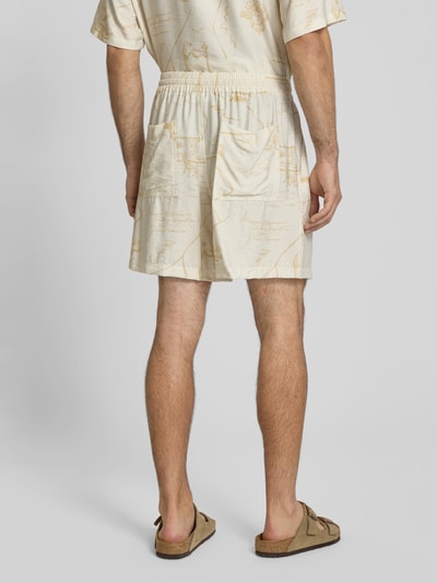 MAISON KITSUNÉ Shorts aus Viskose-Mix Ecru 5