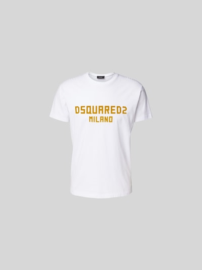 Dsquared2 T-Shirt mit Label-Detail Weiss 1